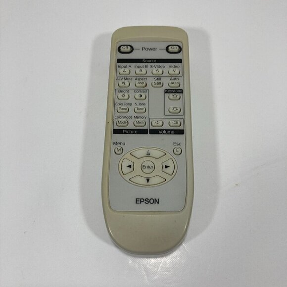 Epson Projector Remote Control 140391900 - Tested - Picture 1 of 7
